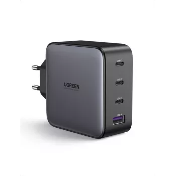Lādētājs Ugreen Nexode 100W GaN USB-C USB-A Ātrā uzlāde 3 Porti