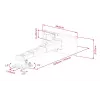 Projektora stiprinājums Multibrackets M Projector Mount Short Throw Deluxe 300-700 Medium sienas stiprinājums 25 kg balts