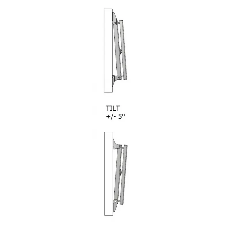 Multibrackets M VESA sienas stiprinājums Flip 200/300/400, maksimālā slodze 50 kg, minimālais ekrāna izmērs 127 cm, maksimālais ekrāna izmērs 2.41 m