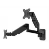 Multibrackets M Divu Monitoru Sienas Stiprinājums Pamata 16 kg 17-32 collas Melns