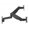 Multibrackets M Divu Monitoru Sienas Stiprinājums Pamata 16 kg 17-32 collas Melns