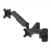 Multibrackets M Divu Monitoru Sienas Stiprinājums Pamata 16 kg 17-32 collas Melns