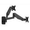 Multibrackets M Divu Monitoru Sienas Stiprinājums Pamata 16 kg 17-32 collas Melns