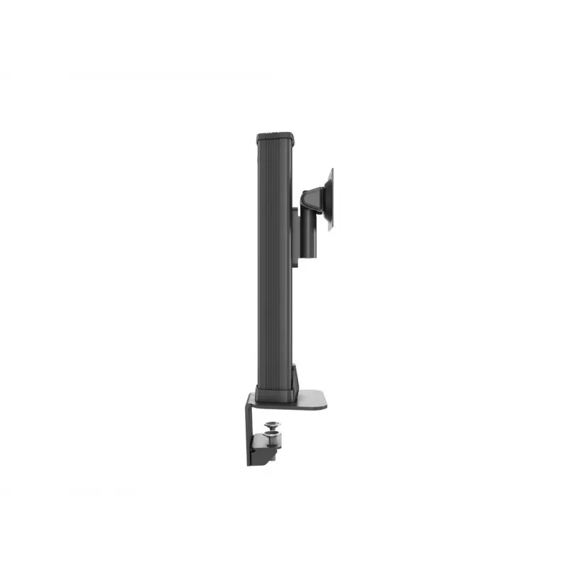 Monitora stiprinājums Multibrackets M VESA Deskmount HD Single 32–50 collu ekrāniem, skava/caururbšana, līdz 24 kg, VESA 75x75–100x100, melns