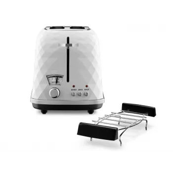 De’Longhi CTJ 2103.W tosteris 2 šķēlēm 900 W Melns, Balts