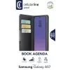 Cellularline Book Agenda 2 - Galaxy A57 grāmatveida maciņš ar magnētisko aizdari, statīva funkciju un RFID/NFC aizsardzību