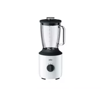Braun PowerBlend 3 1.5 L Galda blenderis 800 W Melns, Balts