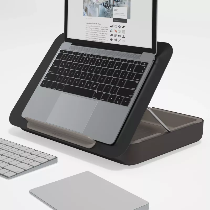 Dataflex Addit Bento® ergonomiskā darbarīku kaste 903, klēpjdatora statīvs, Melns, 38.1 cm (15 collas), 6 kg
