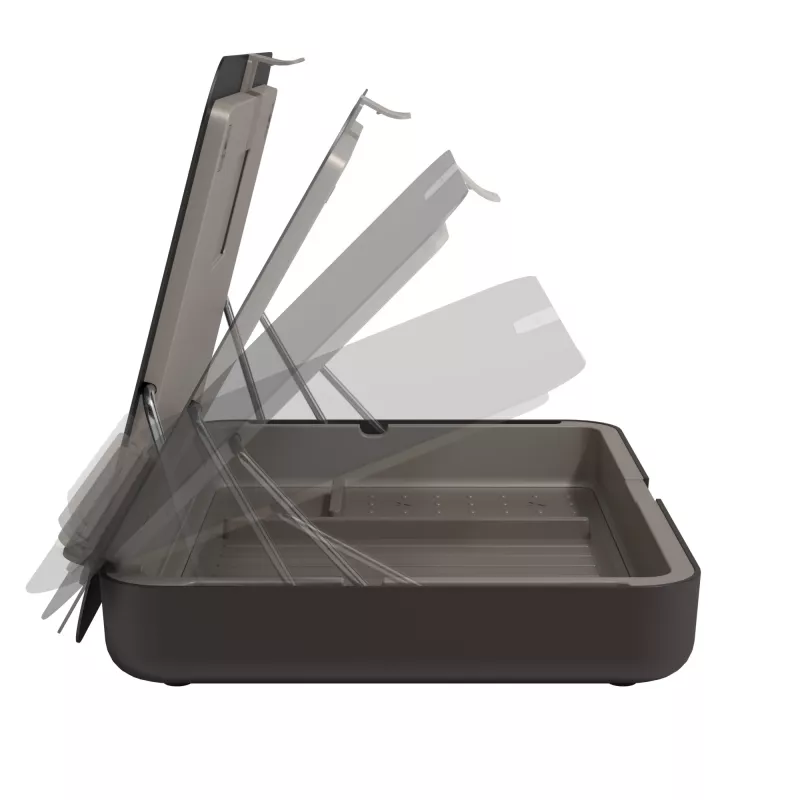 Dataflex Addit Bento® ergonomiskā darbarīku kaste 903, klēpjdatora statīvs, Melns, 38.1 cm (15 collas), 6 kg