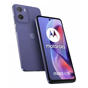 Motorola moto e15 16,9 cm (6,67 collu) Dual SIM Android 14 Go izdevums 4G USB Type-C 2 GB 64 GB 5200 mAh Lavanda