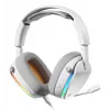 Glorious Gaming Glorious GHS Eternal RGB - Stereo RGB spēļu austiņas PC, PS5, PS4, Switch - pielāgoti leņķa draiveri, regulējams kristāldzidrs noņemams mikrofons, USB-C - izturīgas, visu dienu/nakti ērtas - Baltas
