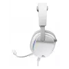 Glorious Gaming Glorious GHS Eternal RGB - Stereo RGB spēļu austiņas PC, PS5, PS4, Switch - pielāgoti leņķa draiveri, regulējams kristāldzidrs noņemams mikrofons, USB-C - izturīgas, visu dienu/nakti ērtas - Baltas