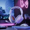 Glorious Gaming Glorious GHS Eternal RGB - Stereo RGB spēļu austiņas PC, PS5, PS4, Switch - pielāgoti leņķa draiveri, regulējams kristāldzidrs noņemams mikrofons, USB-C - izturīgas, visu dienu/nakti ērtas - Baltas