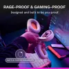 Glorious Gaming Glorious GHS Eternal RGB - Stereo RGB spēļu austiņas PC, PS5, PS4, Switch - pielāgoti leņķa draiveri, regulējams kristāldzidrs noņemams mikrofons, USB-C - izturīgas, visu dienu/nakti ērtas - Baltas