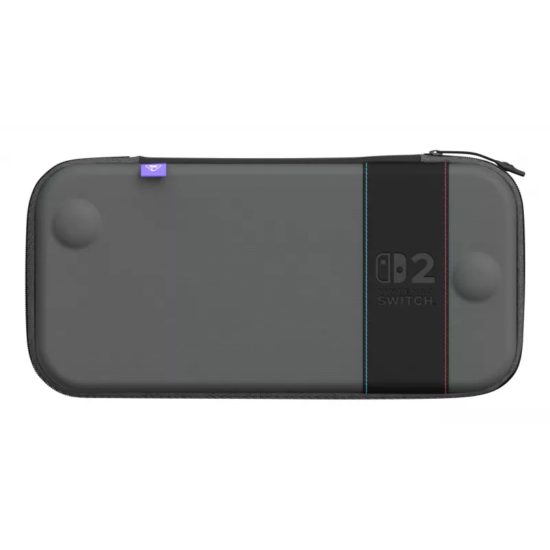 Ceļojuma maciņš Turtle Beach PlayTrek Slim Case Nintendo Switch 2 — ogleklis melns, 290×58×145 mm