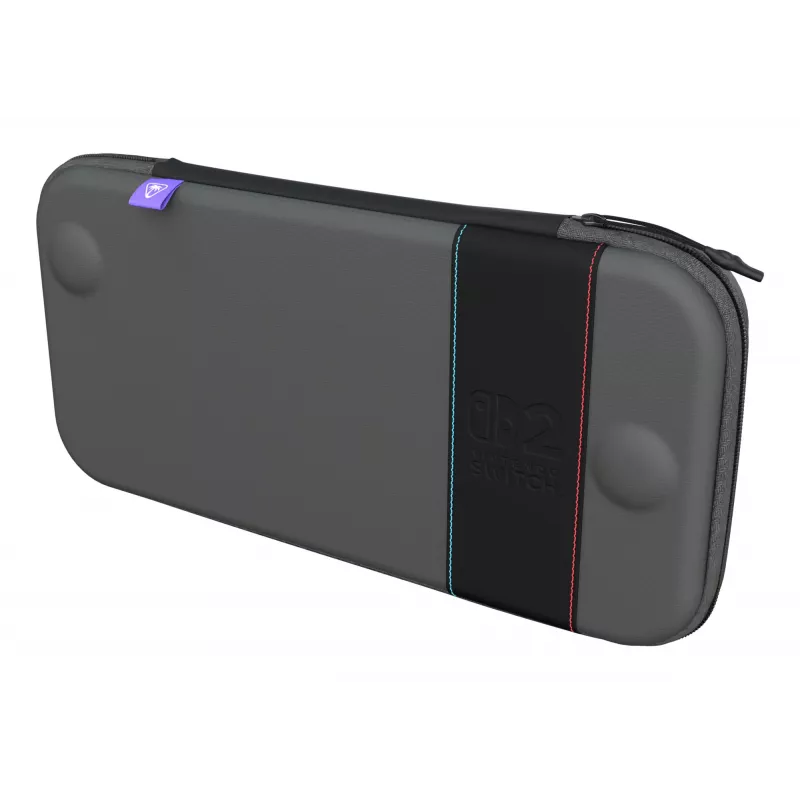 Ceļojuma maciņš Turtle Beach PlayTrek Slim Case Nintendo Switch 2 — ogleklis melns, 290×58×145 mm