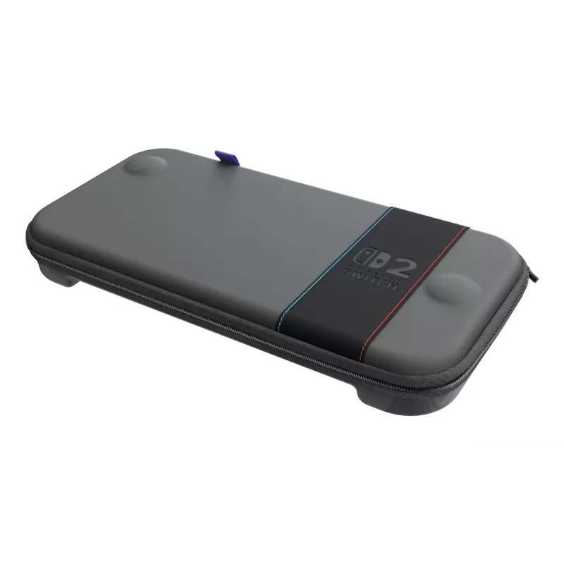 Ceļojuma maciņš Turtle Beach PlayTrek Slim Case Nintendo Switch 2 — ogleklis melns, 290×58×145 mm