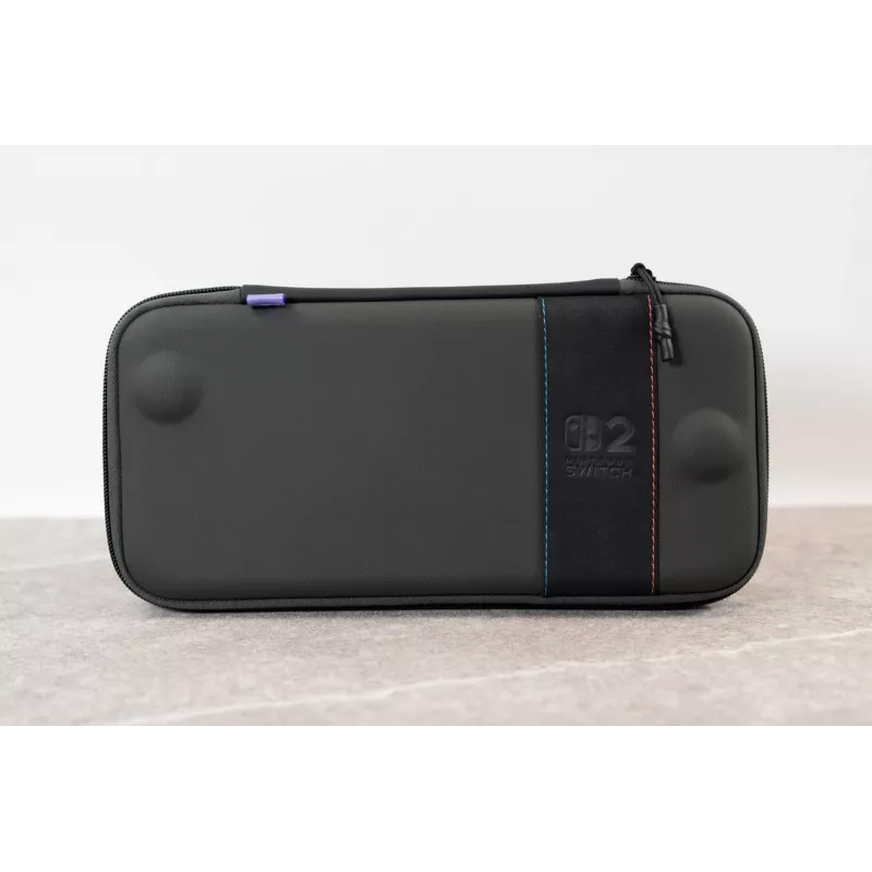 Ceļojuma maciņš Turtle Beach PlayTrek Slim Case Nintendo Switch 2 — ogleklis melns, 290×58×145 mm