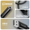 Axagon ADA-HA USB-A uz 3.5 mm ligzdu Hi-Res DAC Audio Adapteris, 384kHz/32bit, Stereo
