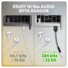 Axagon ADA-HA USB-A uz 3.5 mm ligzdu Hi-Res DAC Audio Adapteris, 384kHz/32bit, Stereo
