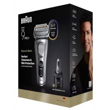 Folijnieks Braun Series 9 Pro+ 9667CC Sudraba Nerūsējošais Tērauds