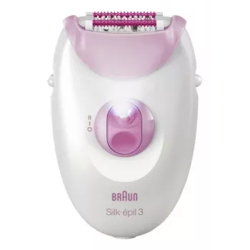 Braun Silk-epil 3-000 epilators 20 pincetes Rozā
