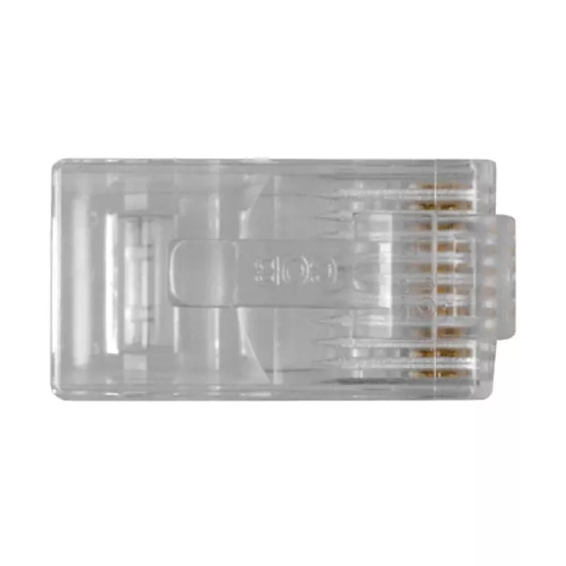 ACT RJ48 (10P/10C) modulārais savienotājs plakanajam kabelim
