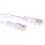 ACT baltais 20 metru U/UTP CAT6 patch kabelis ar RJ45 savienotājiem