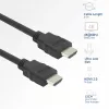 ACT AK3874 HDMI kabelis 3 m HDMI Type A (Standarta) Melns
