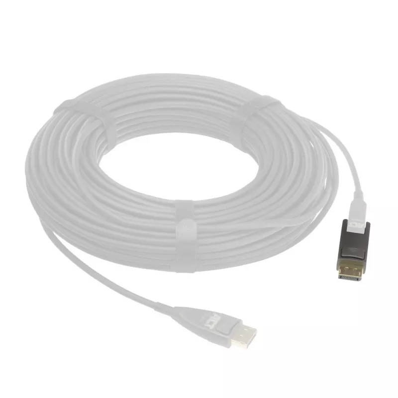 ACT nomaināmais adapteris Mini DisplayPort uz DisplayPort aktīvajiem optiskajiem kabeļiem ar atdalāmu savienotāju