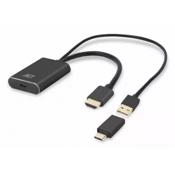 ACT HDMI uz USB Type-C sievišķais adapteris, 4K@60Hz, 0.25m