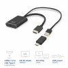 ACT HDMI uz USB Type-C sievišķais adapteris, 4K@60Hz, 0.25m
