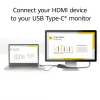 ACT HDMI uz USB Type-C sievišķais adapteris, 4K@60Hz, 0.25m