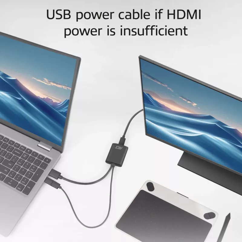 ACT HDMI uz USB Type-C sievišķais adapteris, 4K@60Hz, 0.25m