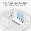 ACT Blue 25 metri S/FTP CAT6A B2ca PoE++ 100W cietā instalācijas kabeļa komplekts, RJ45 tēviņš–tēviņš