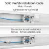 ACT Blue 20 metri S/FTP CAT6A B2ca PoE++ 100W cietā instalācijas kabelis, RJ45 tēviņš – mātīte