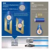 ACT Blue 25 metri S/FTP CAT6A B2ca PoE++ 100W cieta vada instalācijas kabelis, RJ45 vīrietis – sieviete