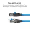 ACT Blue 25 metri S/FTP CAT6A B2ca PoE++ 100W cieta vada instalācijas kabelis, RJ45 vīrietis – sieviete