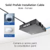 ACT Blue 25 metri S/FTP CAT6A B2ca PoE++ 100W cieta vada instalācijas kabelis, RJ45 vīrietis – sieviete
