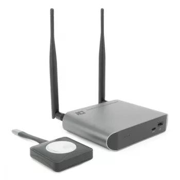 ACT Aero 4K bezvadu prezentāciju sistēma, galda, melna, pelēka, 3840 x 2160, 2160p, USB Type-C, USB