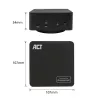 ACT Universālā USB-C Dockinga stacija AC7148, 3x 4K monitors, DisplayLink