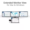 ACT Universālā USB-C Dockinga stacija AC7148, 3x 4K monitors, DisplayLink