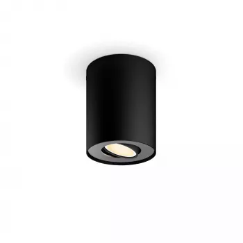 Philips Hue 929003811601 LED prožektors, Bluetooth, 4.2 W, melns, Ø103 mm