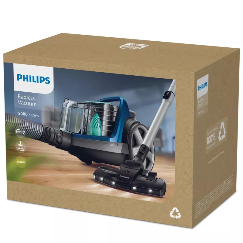 Philips 5000 sērija FC9557/09 putekļsūcējs 1.5 L cilindrisks sausā tīrīšana 900 W bez maisa