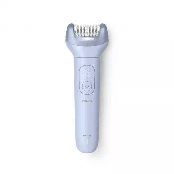 Epilators Philips 8000 sērijas BRE711/00 — 32 pincetes, 2 ātrumi, slapjai/sausai lietošanai, iebūvēts Li‑Ion akumulators, zils