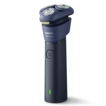 Rotācijas skuveklis Philips 2000 sērija S2885/00 — 3 galviņas, NiMH akumulators, slapjā/sausā skūšana, zils