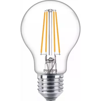 Philips Filament Spuldze Caurspīdīga 60 W A60 E27 x6, 7 W, 60 W, E27, 806 lm, 15000 h