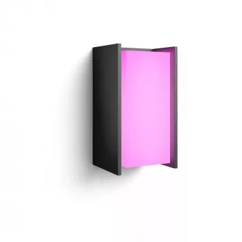 Āra sienas lampa Signify Philips Hue Turaco — Baltā un krāsu gaisma, Antracīts, Bluetooth/Zigbee, Alumīnijs