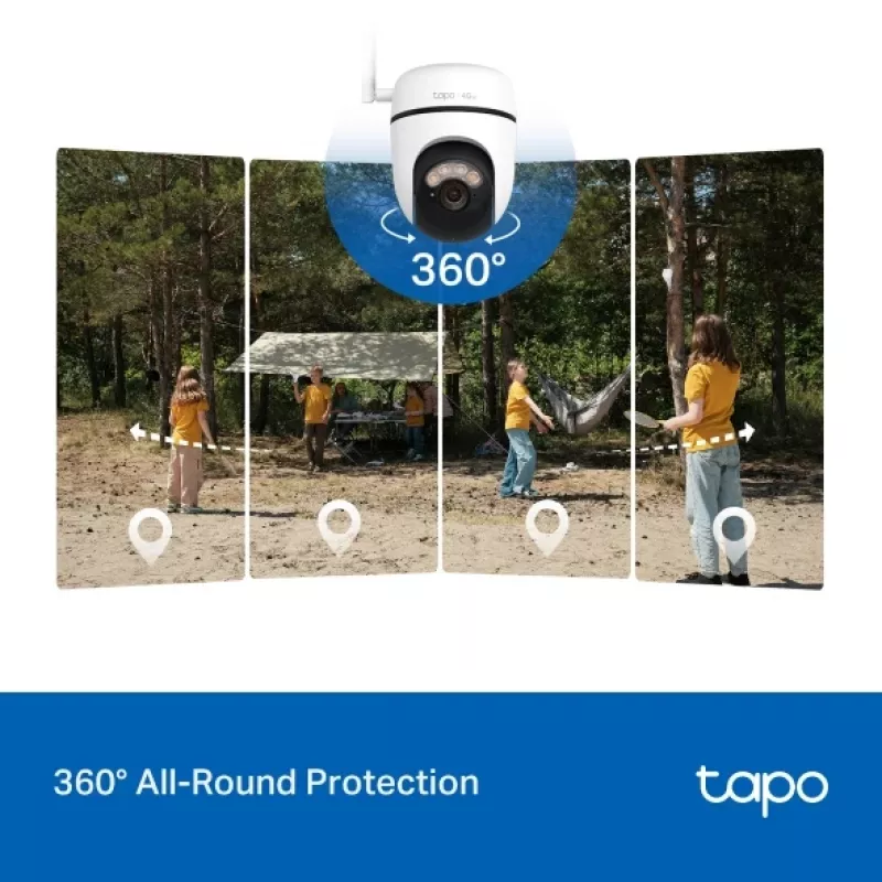 TP-Link Tapo C615G KIT āra domes IP kamera 2304 x 1296 pikseļi, griesti/siena/stabs