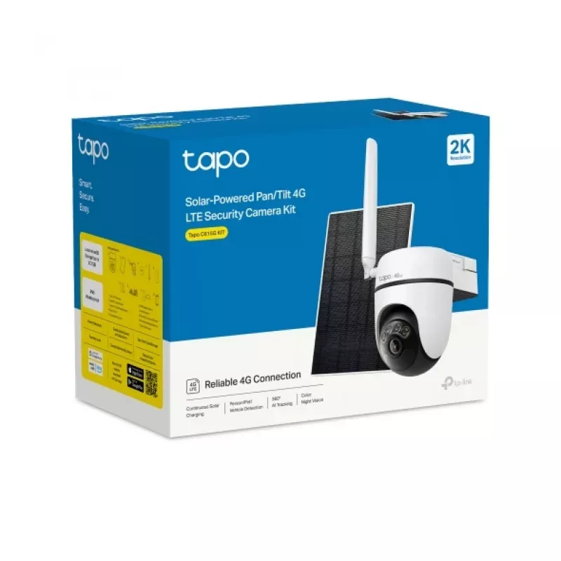 TP-Link Tapo C615G KIT āra domes IP kamera 2304 x 1296 pikseļi, griesti/siena/stabs